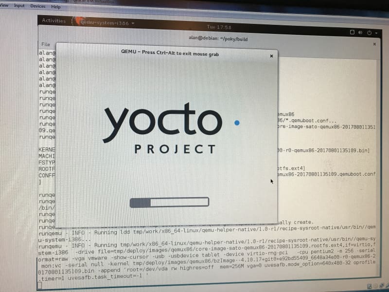 Yocto progress bar